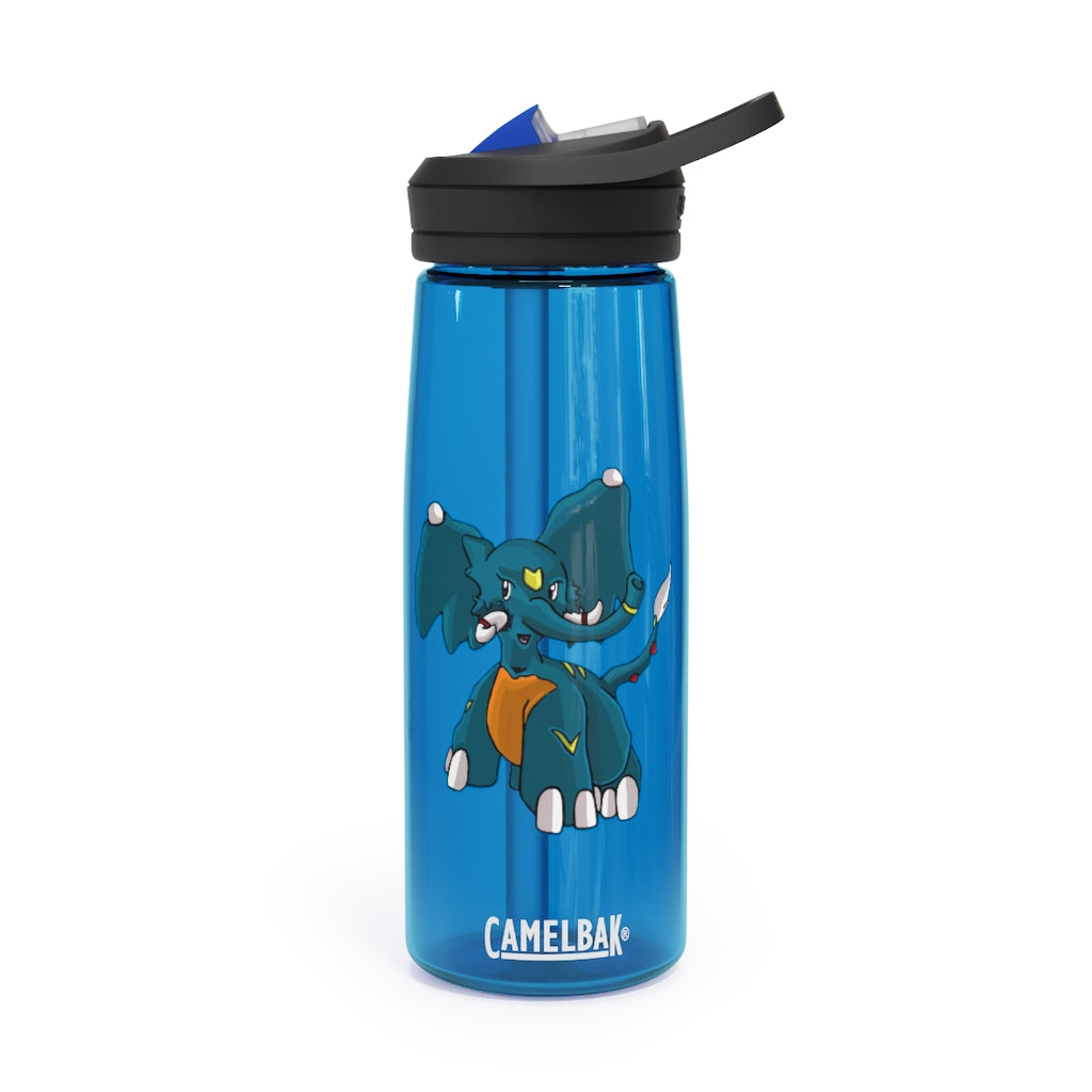 Tuskhann CamelBak Eddy® Water Bottle in 20oz and 25oz sizes, showcasing its durable Tritan™ material and spill-proof design.